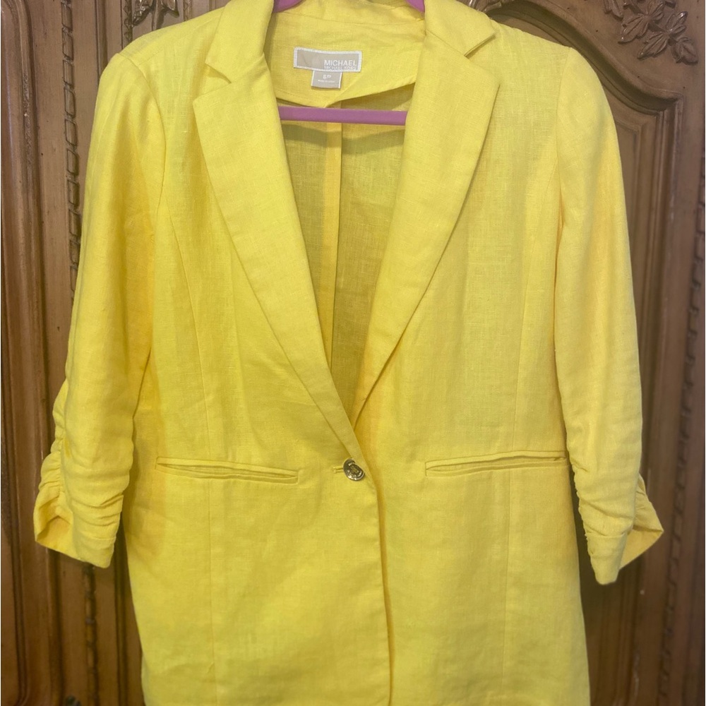 Michael Kors linen blazer